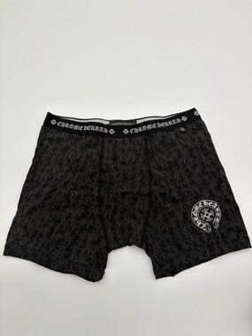Chrome Hearts Black & White Logo Boxer Briefs